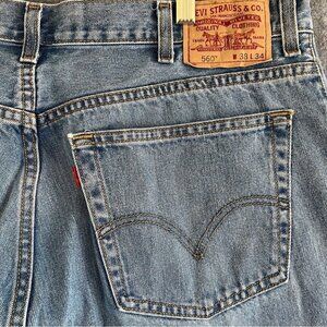 LEVI'S 560 Men's Comfort Fit 100% Cotton Denim Blue Jeans Size 38
